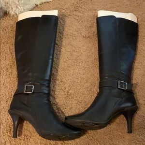 Gianni Bini black boots with 3.5 inch heel